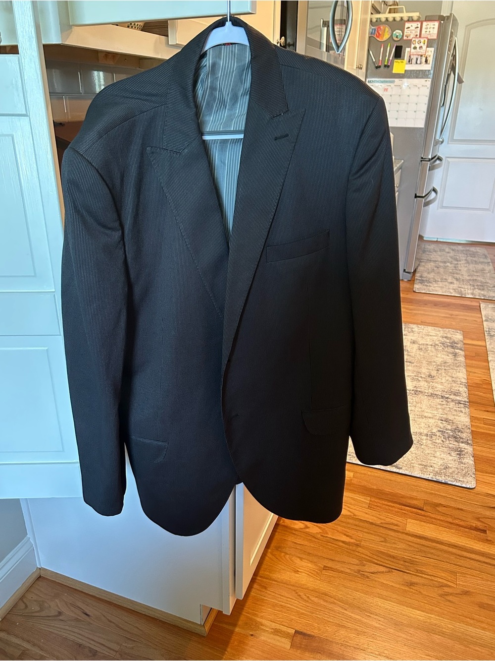 Men's Black Single-Breasted Blazer - Smart Everyday Sport Coat